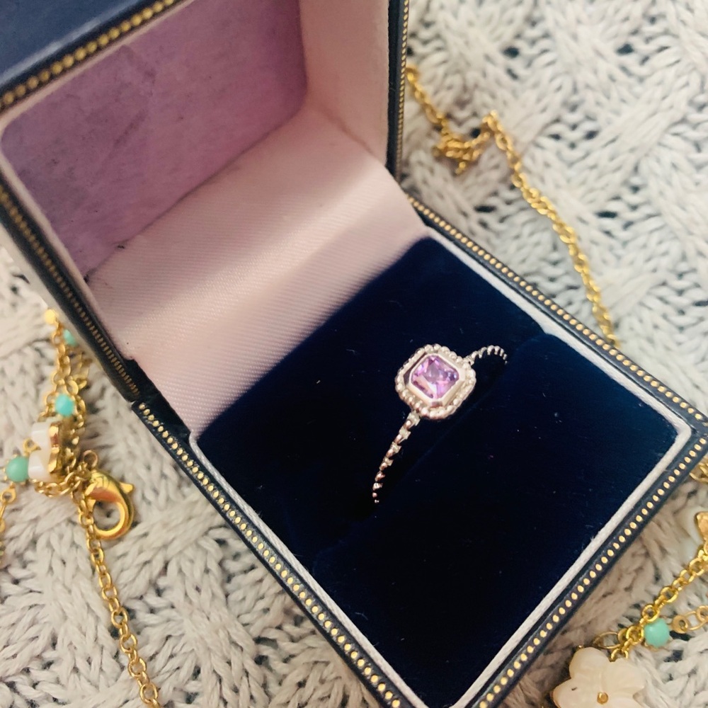 Judith Ripka Amethyst Ring